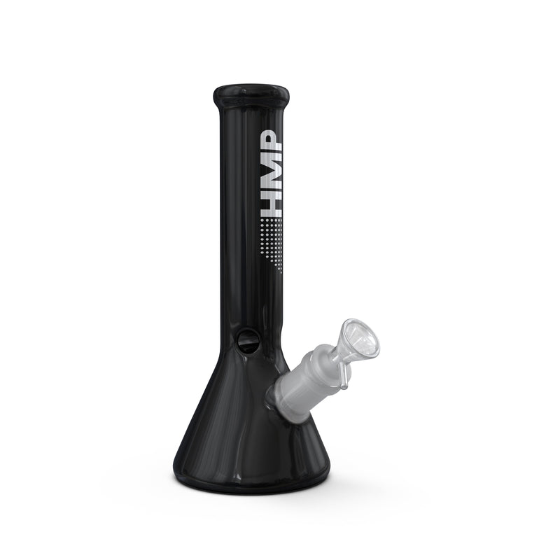HMP Premier Color Collection - 8" Glass Waterpipe (Black)-Turning Point Brands Canada