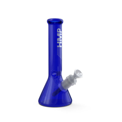 HMP Premier Color Collection - 8" Glass Waterpipe (Blue)-Turning Point Brands Canada