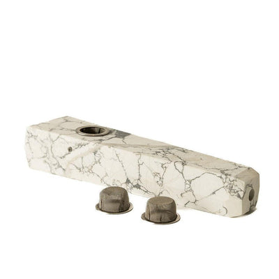 Gemstone Pipe (White Marble)