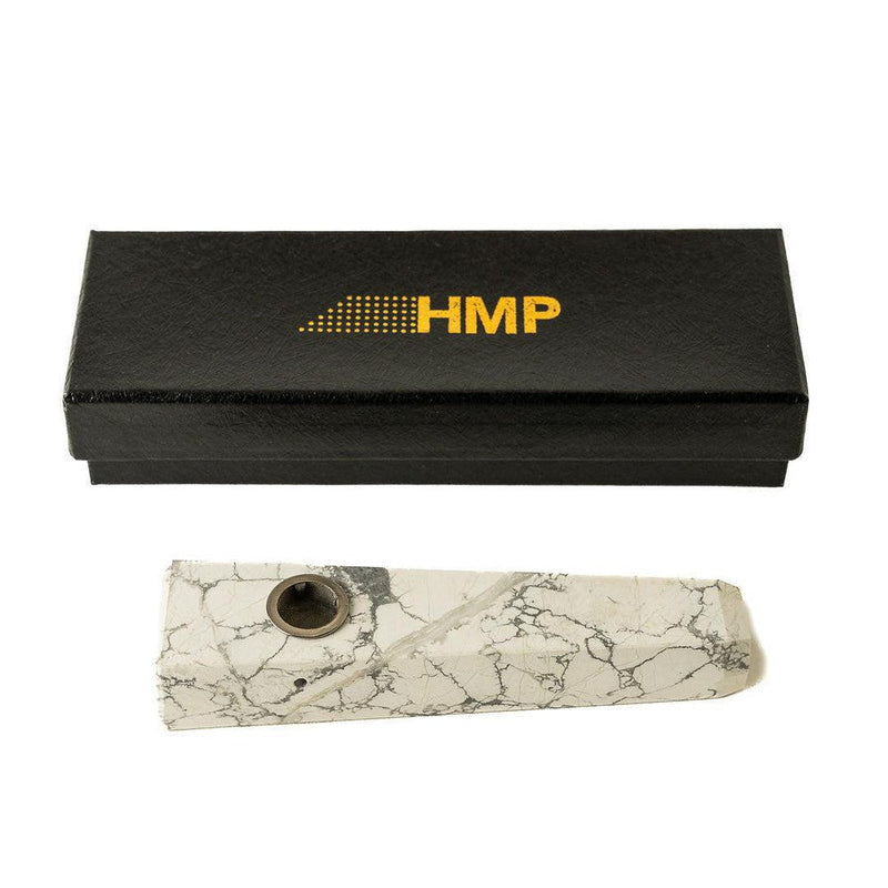 Gemstone Pipe (White Marble)