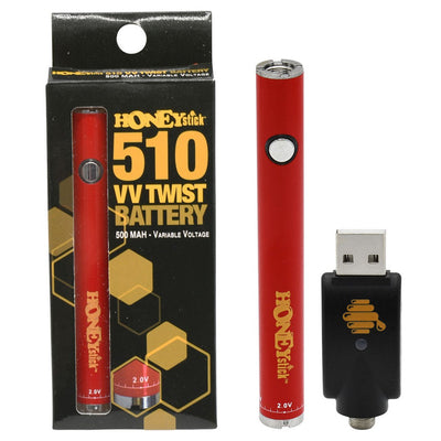 510 Variable Voltage Twist Battery (Red)