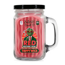 Scented Candle - Trippy Wick Red Mother F*