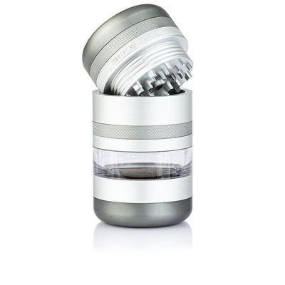 Kannastör - GR8TR Jar Body Grinder 2.2" (Matte Silver)-Turning Point Brands Canada