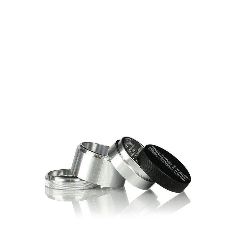 Solid Body Grinder 2.2" (Silver with Black Top)