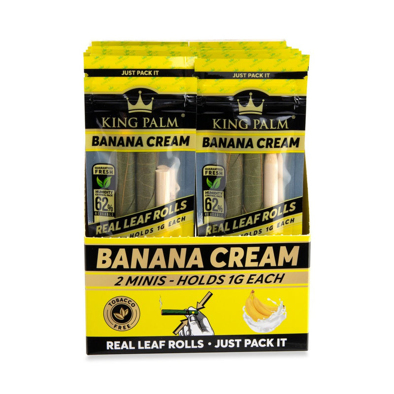 Banana Cream Flavored Mini Pre-Rolled Cones (2 pack) - Carton of 20
