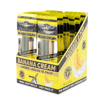 Banana Cream Flavored Mini Pre-Rolled Cones (2 pack) - Carton of 20
