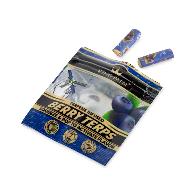 Flavoured Filters Display Box - Berry Terps - 2 pack (Carton of 50)
