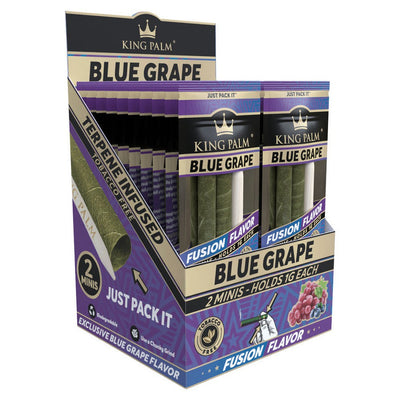 Blue Grape Flavored Mini Pre-Rolled Cones (2 pack) - Carton of 20