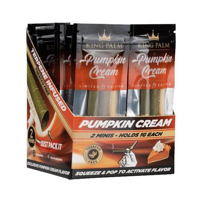 Pumpkin Cream Flavored Mini Pre-Rolled Cones (2 pack) - Carton of 20