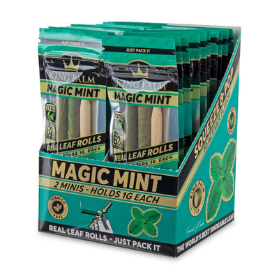 Magic Mint Flavoured Mini Pre-Rolled Cones (2 pack) - Carton of 20