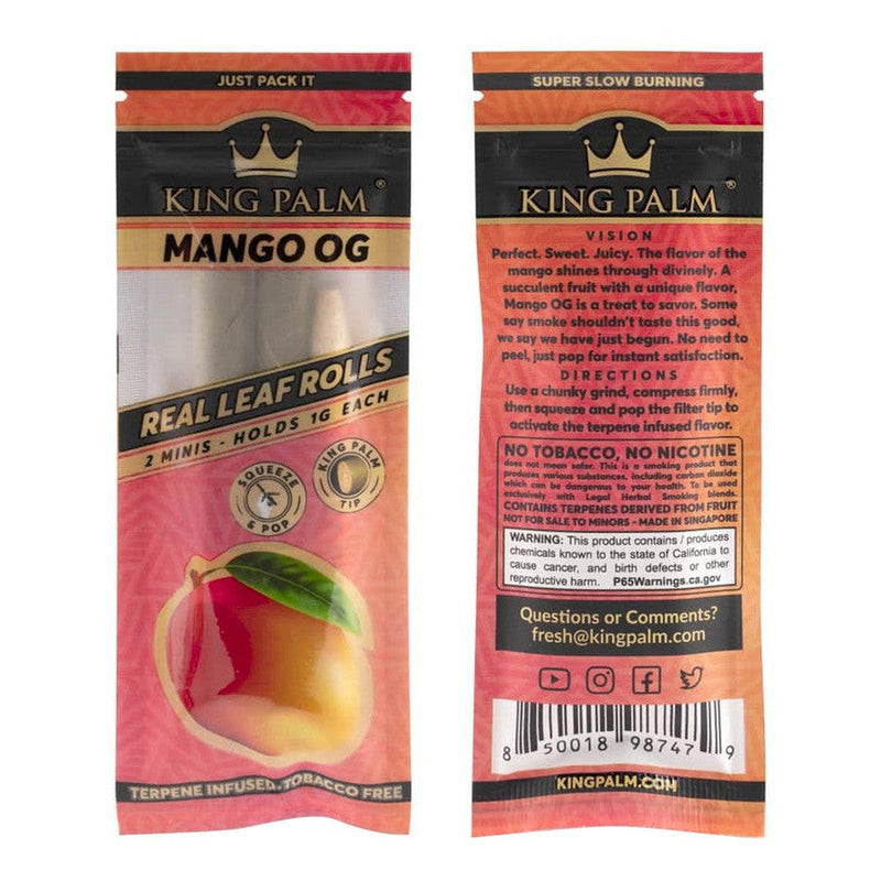 Mango OG Flavored Mini Pre-Rolled Cones (2 pack) - Carton of 20