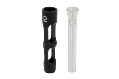 Aluminum & Glass Chillum (Black)