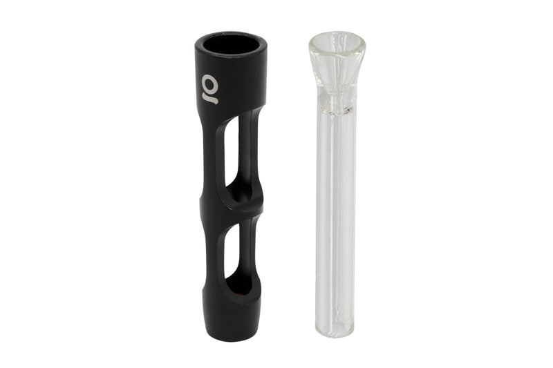 Aluminum & Glass Chillum (Black)