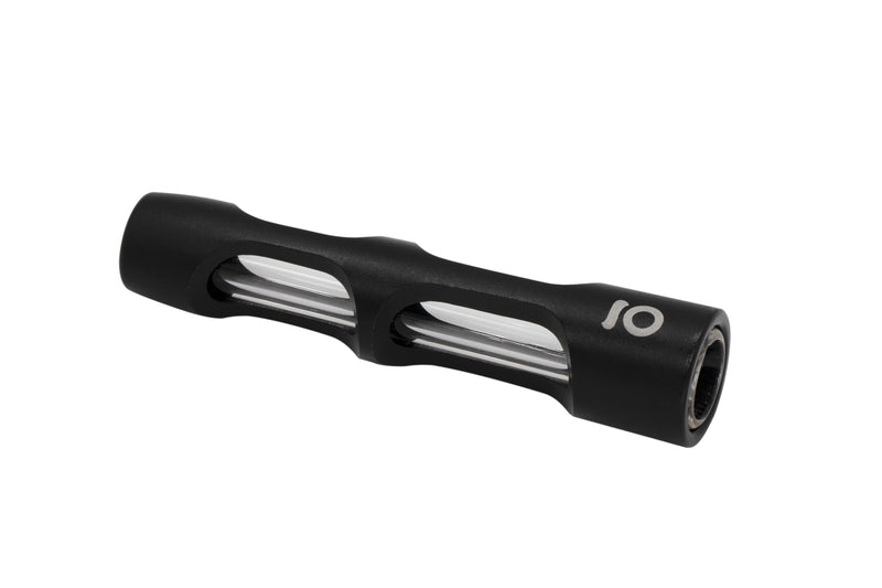 Aluminum & Glass Chillum (Black)