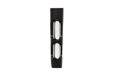 Aluminum & Glass Chillum (Black)