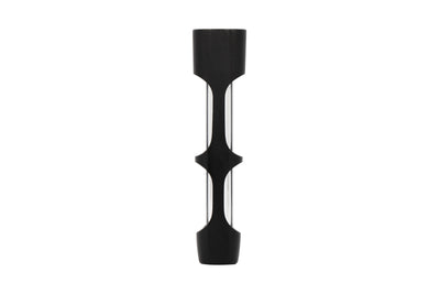 Aluminum & Glass Chillum (Black)