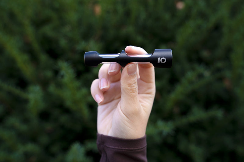 Aluminum & Glass Chillum (Black)