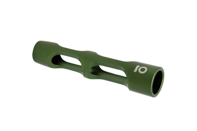 Aluminum & Glass Chillum (Green)