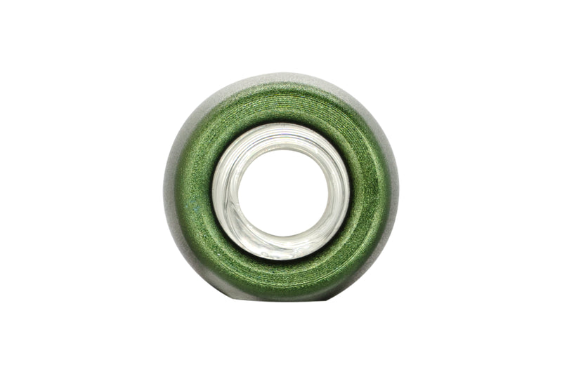 Aluminum & Glass Chillum (Green)