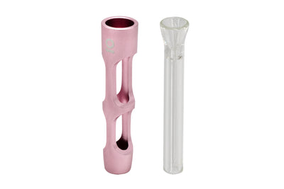 Aluminum & Glass Chillum (Rose Gold)