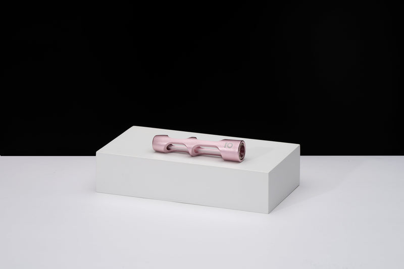 Aluminum & Glass Chillum (Rose Gold)