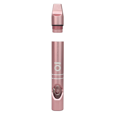 Aluminum Meditation Hash Pipe (Rose Gold)
