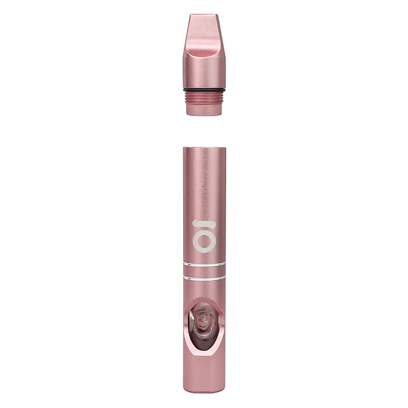 Aluminum Meditation Hash Pipe (Rose Gold)