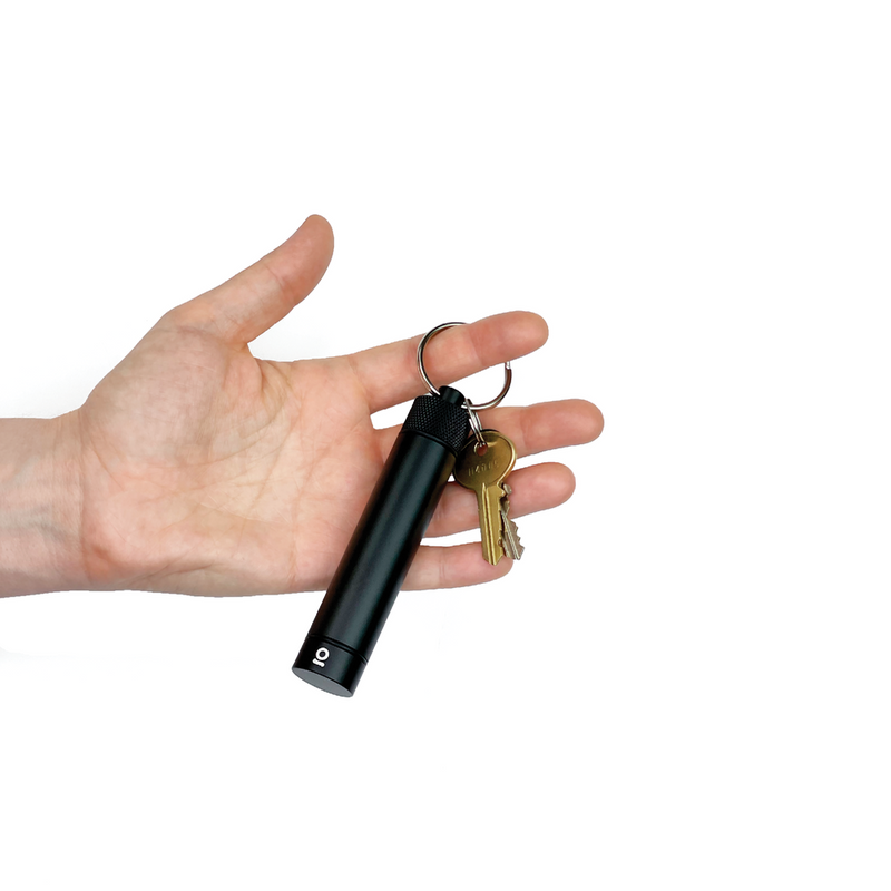 Aluminum Storage Keychain (Black)