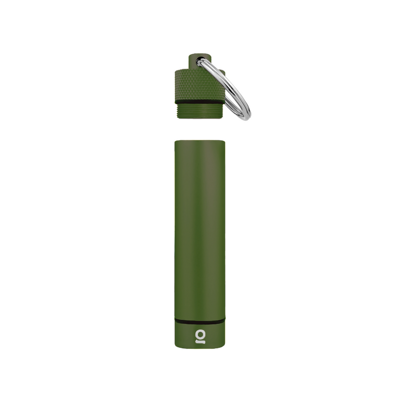Aluminum Storage Keychain (Green)