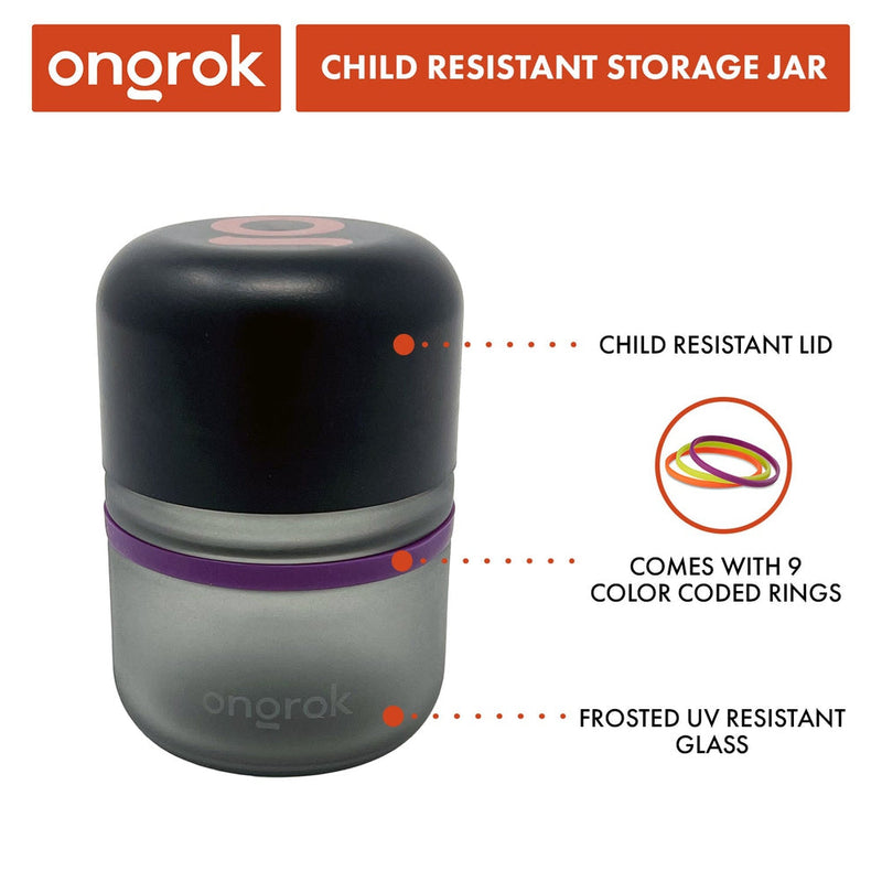 Child Proof Storage Jar | 80ml (6 pack)