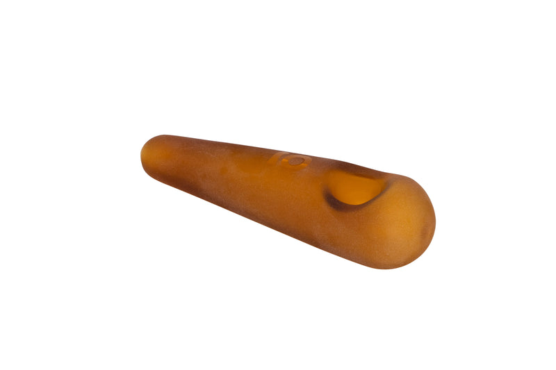 Teardrop Spoon Pipe (Frosted Gold)