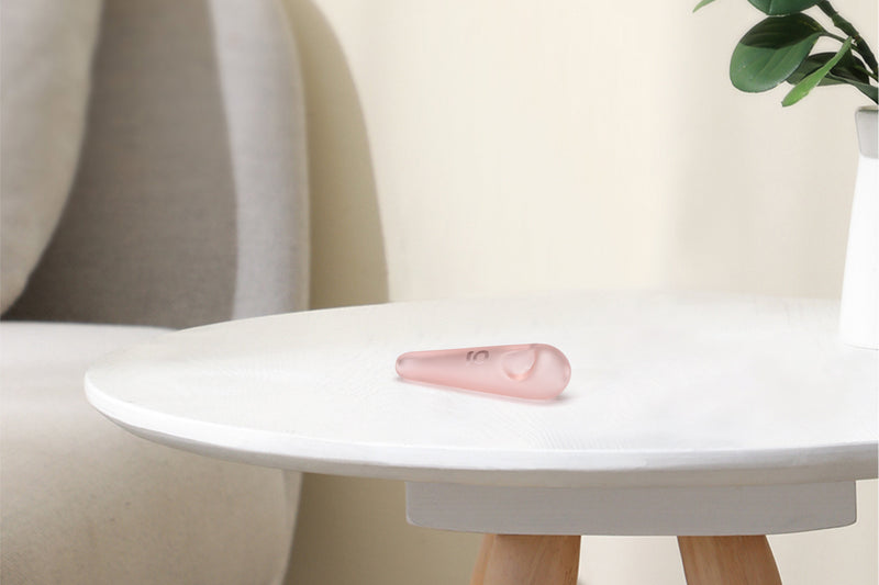 Teardrop Spoon Pipe (Frosted Pink)