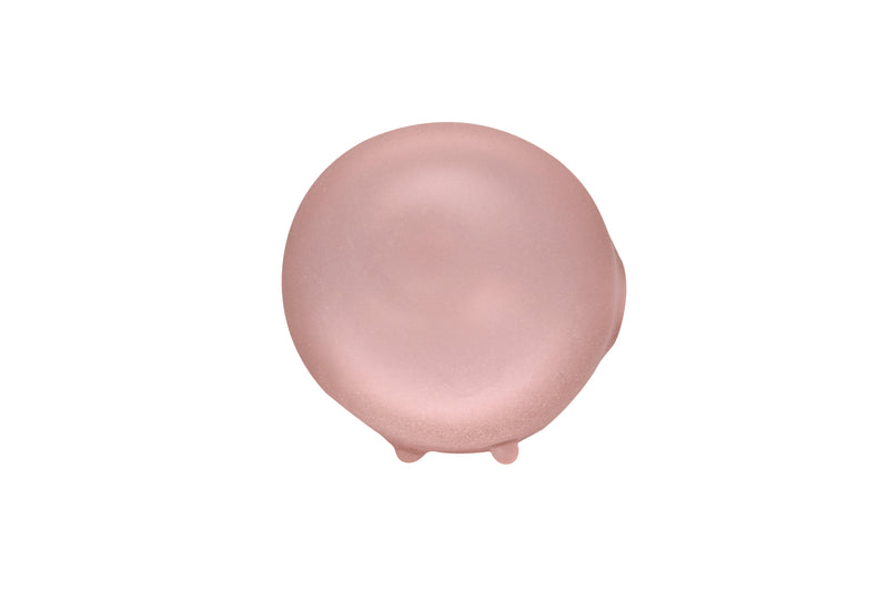 Teardrop Spoon Pipe (Frosted Pink)