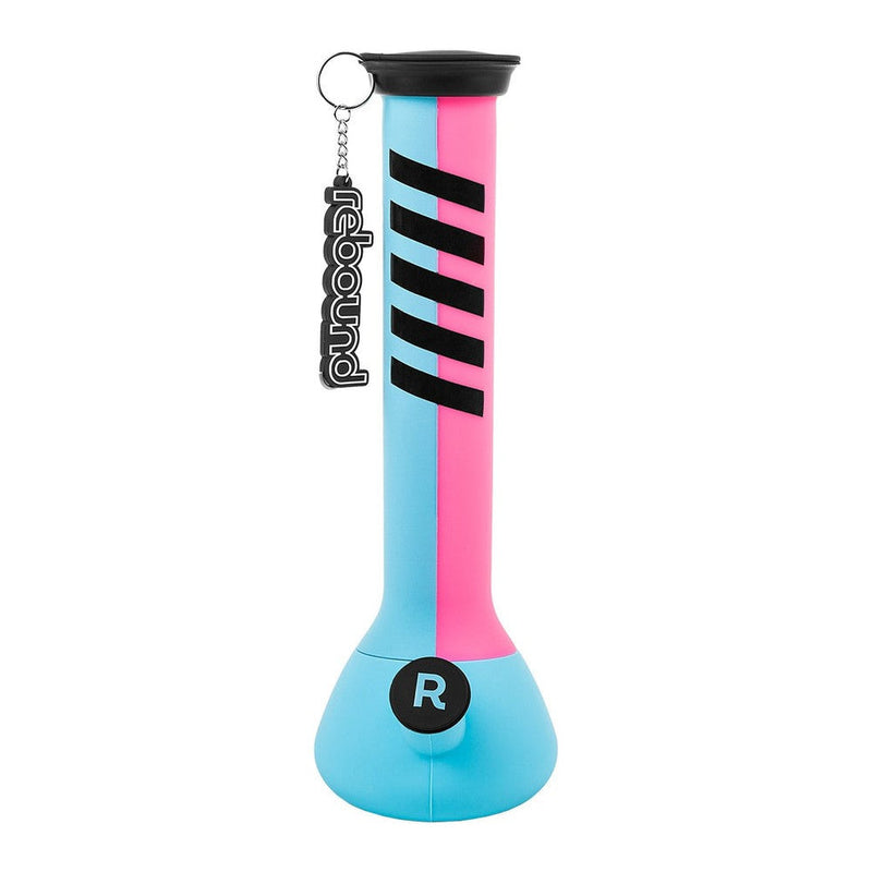 Rebound 14" Waterpipe Beaker (Multi-Colour)-Turning Point Brands Canada