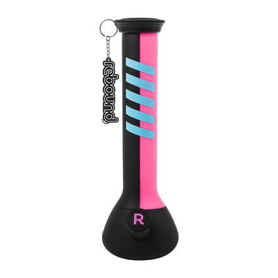Rebound 14" Waterpipe Beaker (Pink)-Turning Point Brands Canada