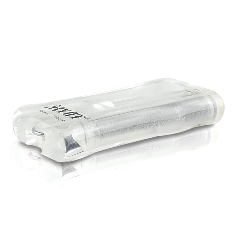 Large (3") Acrylic Magnetic Dugout with Matching One Hitter (Clear)