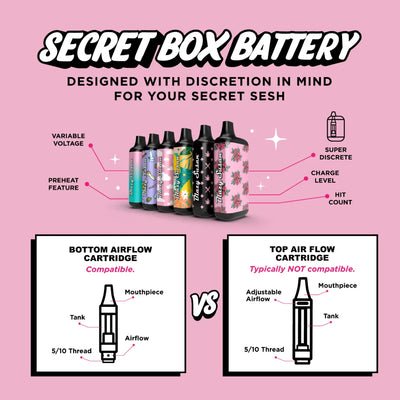 Secret Box Battery - Mixed Carton of 6