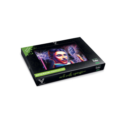 Glass Rolling Tray - Small - High Voltage (Tesla)