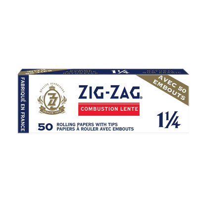 1 1/4 White Rolling Papers & Tips