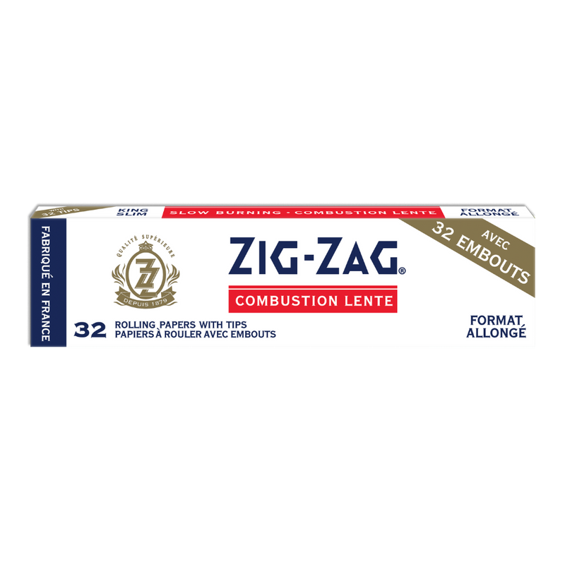 King Size White Rolling Papers & Tips