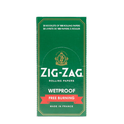 Single Wide Green Rolling Papers